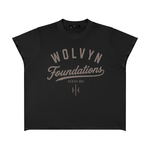 Wolvyn Apparel ‘Foundations Athletic’ Unisex Boxy Raw Edge T-Shirt