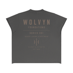 Wolvyn Apparel ‘Foundations Athletic’ Unisex Boxy Raw Edge T-Shirt