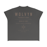 Wolvyn Apparel ‘Foundations Athletic’ Unisex Boxy Raw Edge T-Shirt