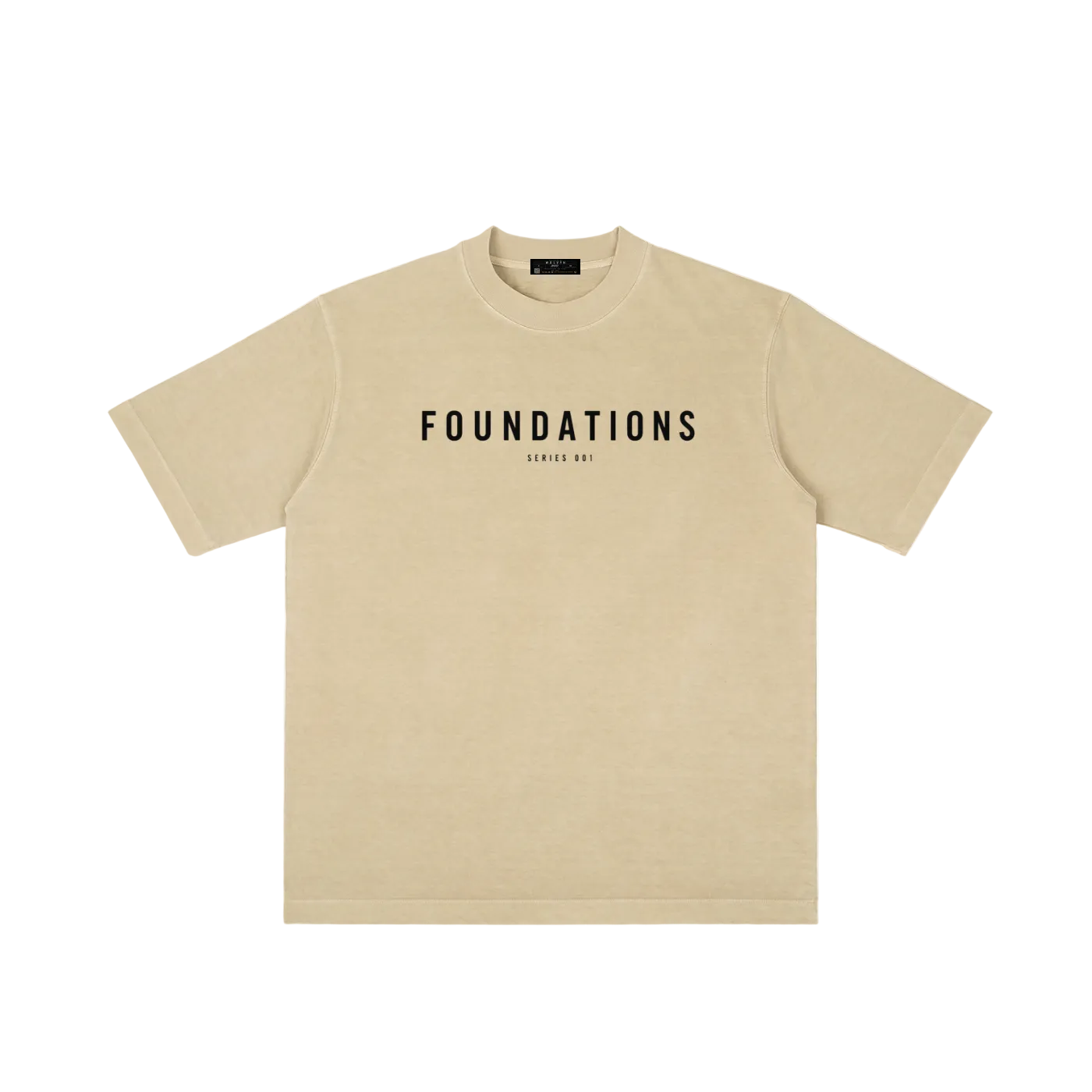 Wolvyn Apparel ‘Foundation 001’ Vintage Wash Drop Shoulder T-shirt