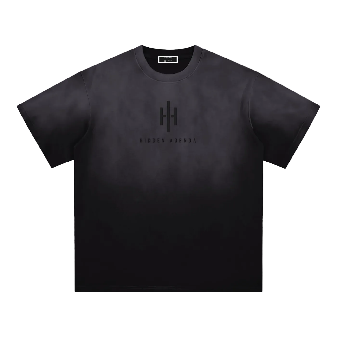 Hidden Agenda by Wolvyn Apparel Sunfade Edge Gradient T-Shirt