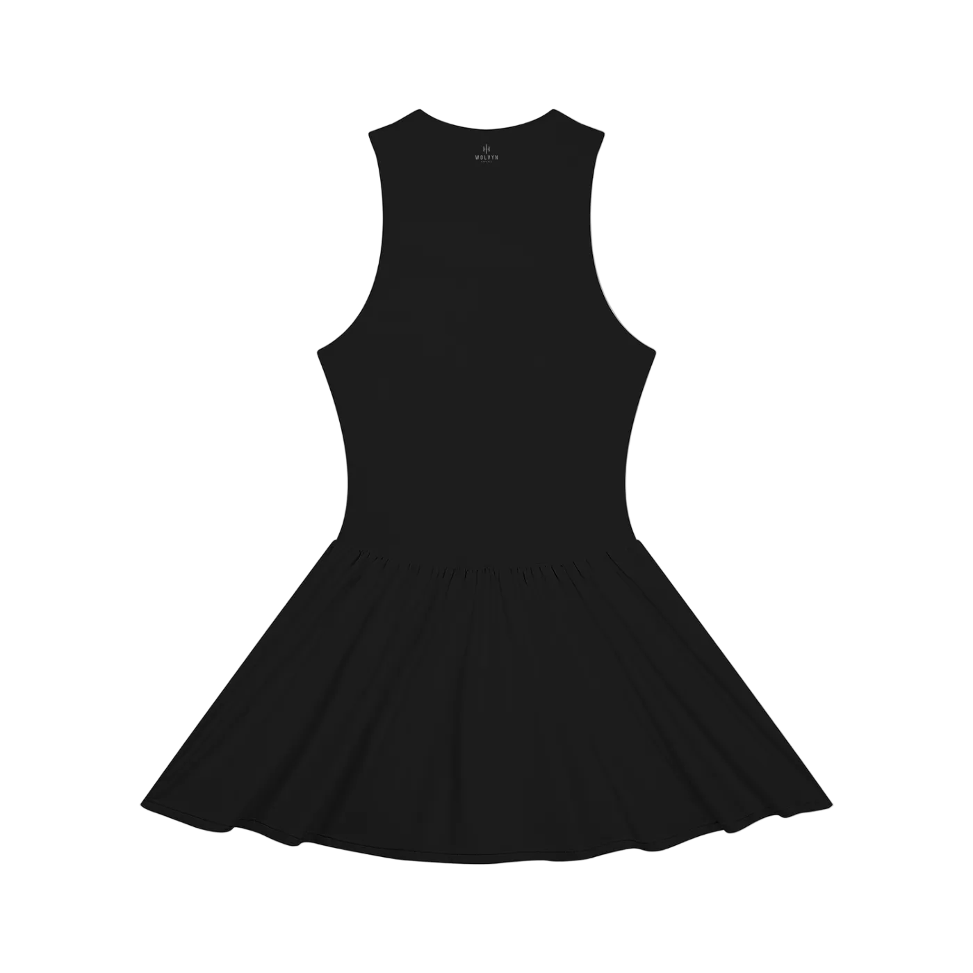 Wolvyn Apparel Women’s Ruched Sleeveless Full-Zip Dress