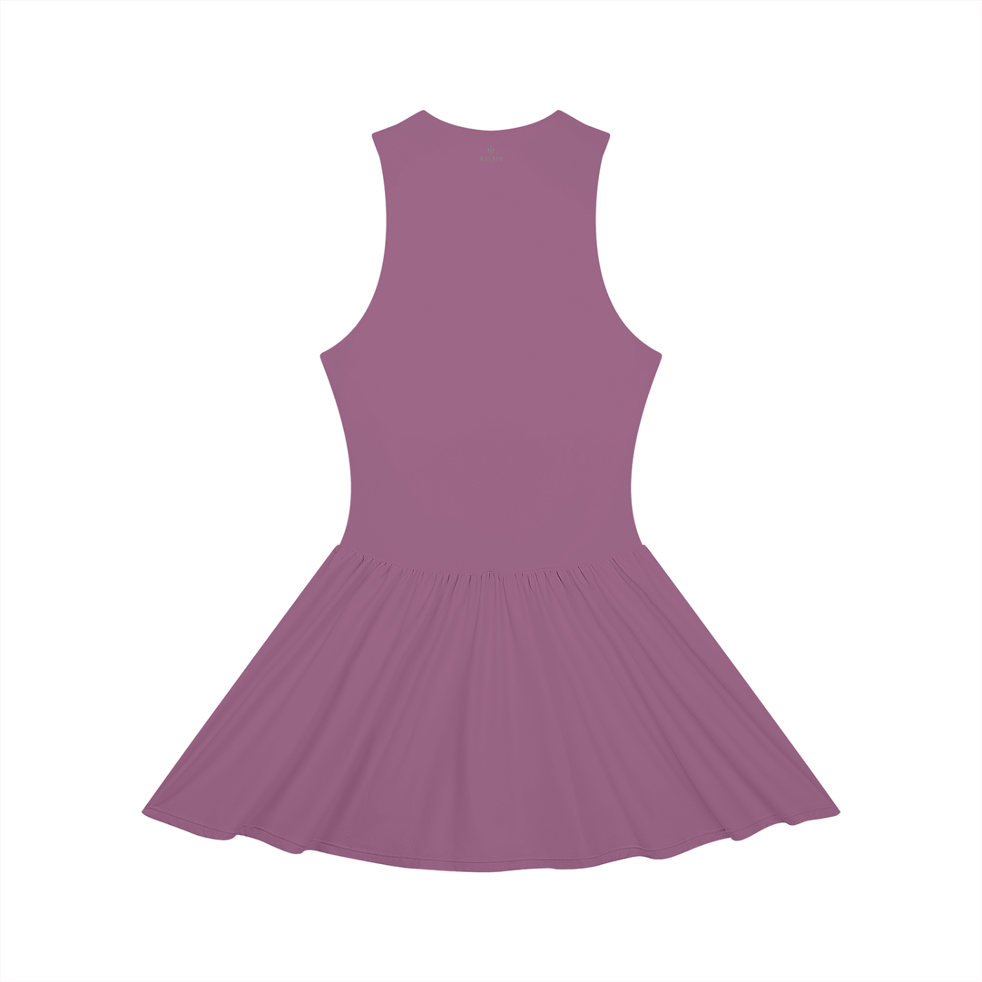 Wolvyn Apparel Women’s Ruched Sleeveless Full-Zip Dress