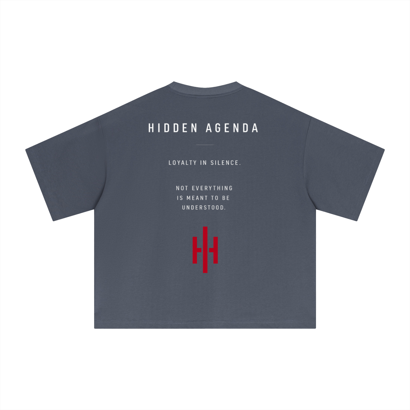 Hidden Agenda by Wolvyn Apparel Essential Sorona Boxy T-Shirt