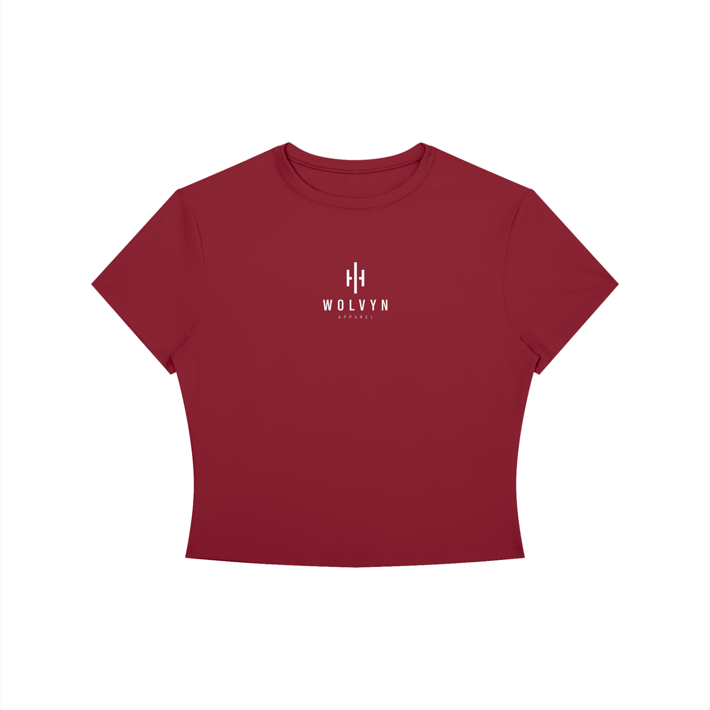 Wolvyn Apparel Women's Crewneck Crop T-Shirt