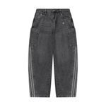 Wolvyn Apparel Women's Vintage Wash Barrel Leg Jeans