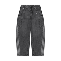 Wolvyn Apparel Women's Vintage Wash Barrel Leg Jeans