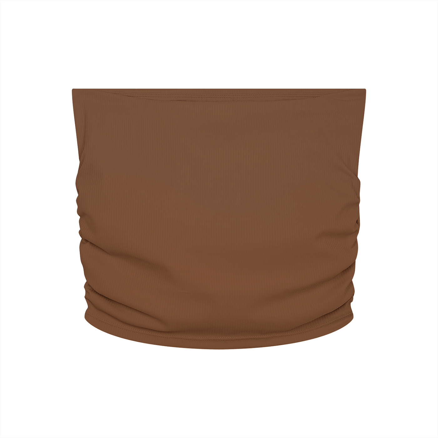 Wolvyn Apparel Women’s Ruched Cropped Yoga Tube Top