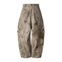 270GSM Men's Cotton Twill Denim Print Loose Fit Pants - Wolvyn Apparel