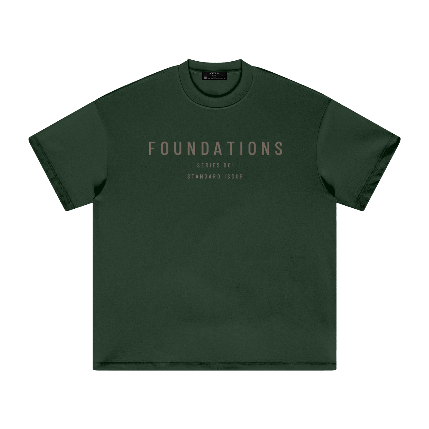 Wolvyn Apparel ‘Foundations Standard’ Heavyweight Earth Tone T-Shirt