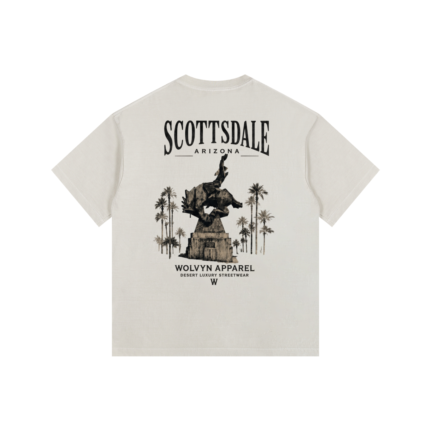 Wolvyn Apparel Vintage Washed Oversized Cotton T-Shirt