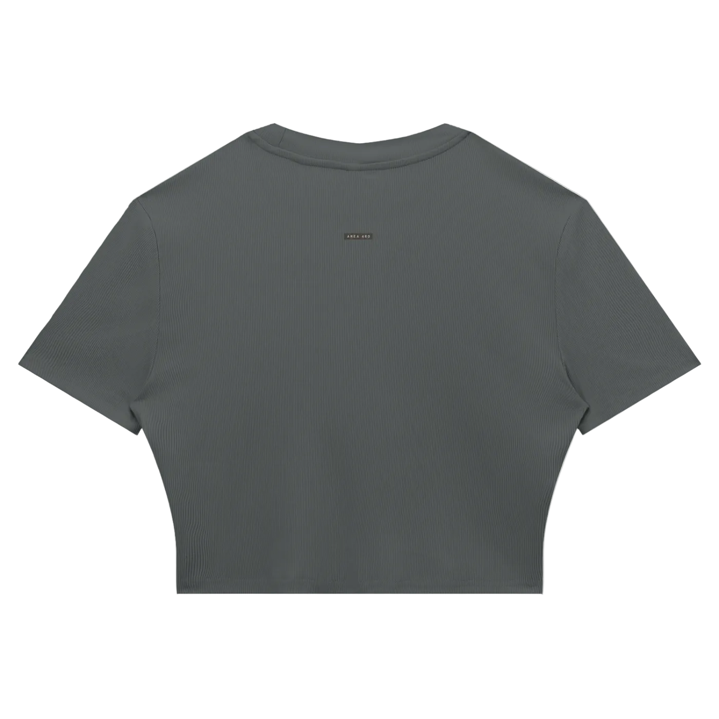 Wolvyn Apparel Women's Slim Ribbed Crop T-Shirt