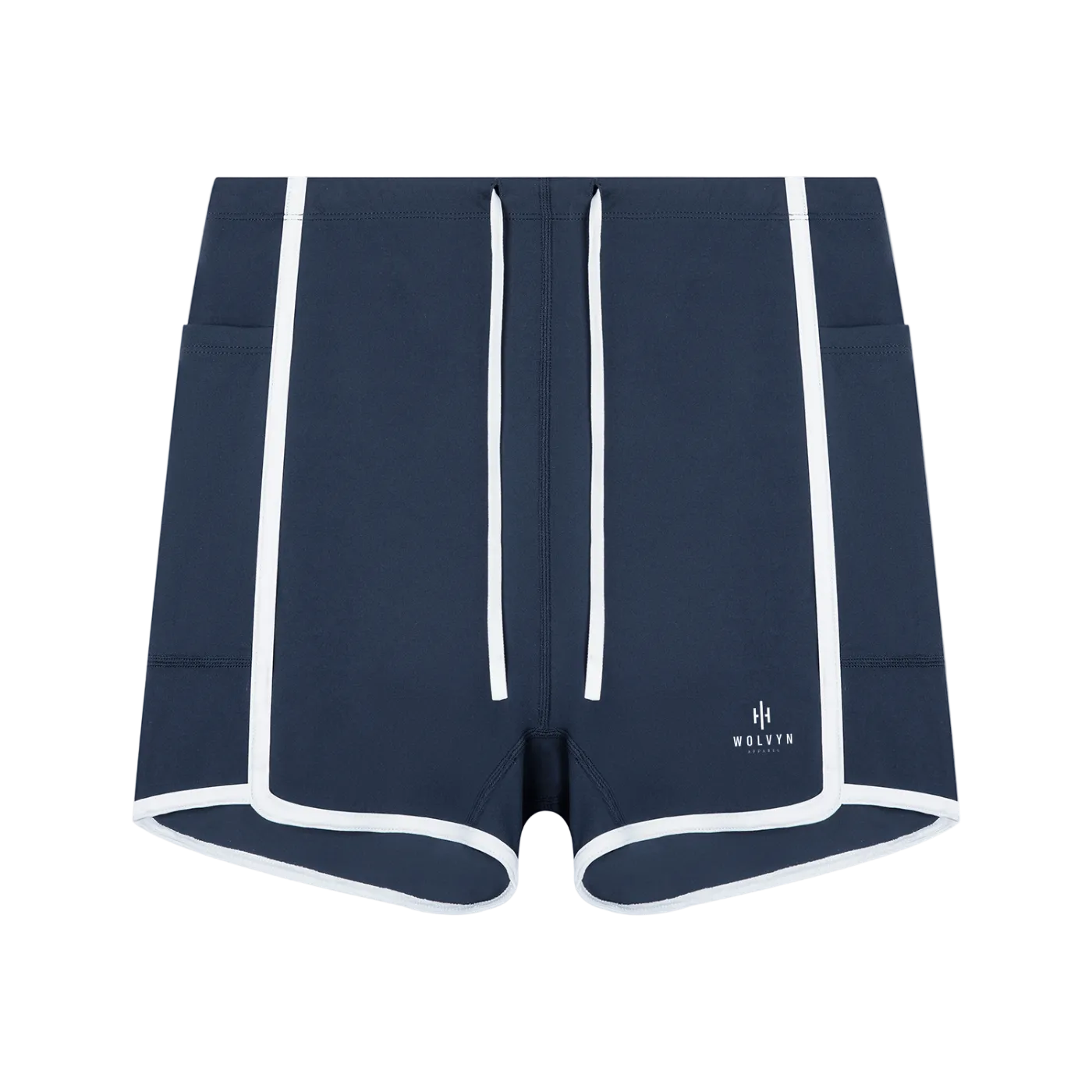Wolvyn Apparel Women's High Rise Color Block Yoga Shorts