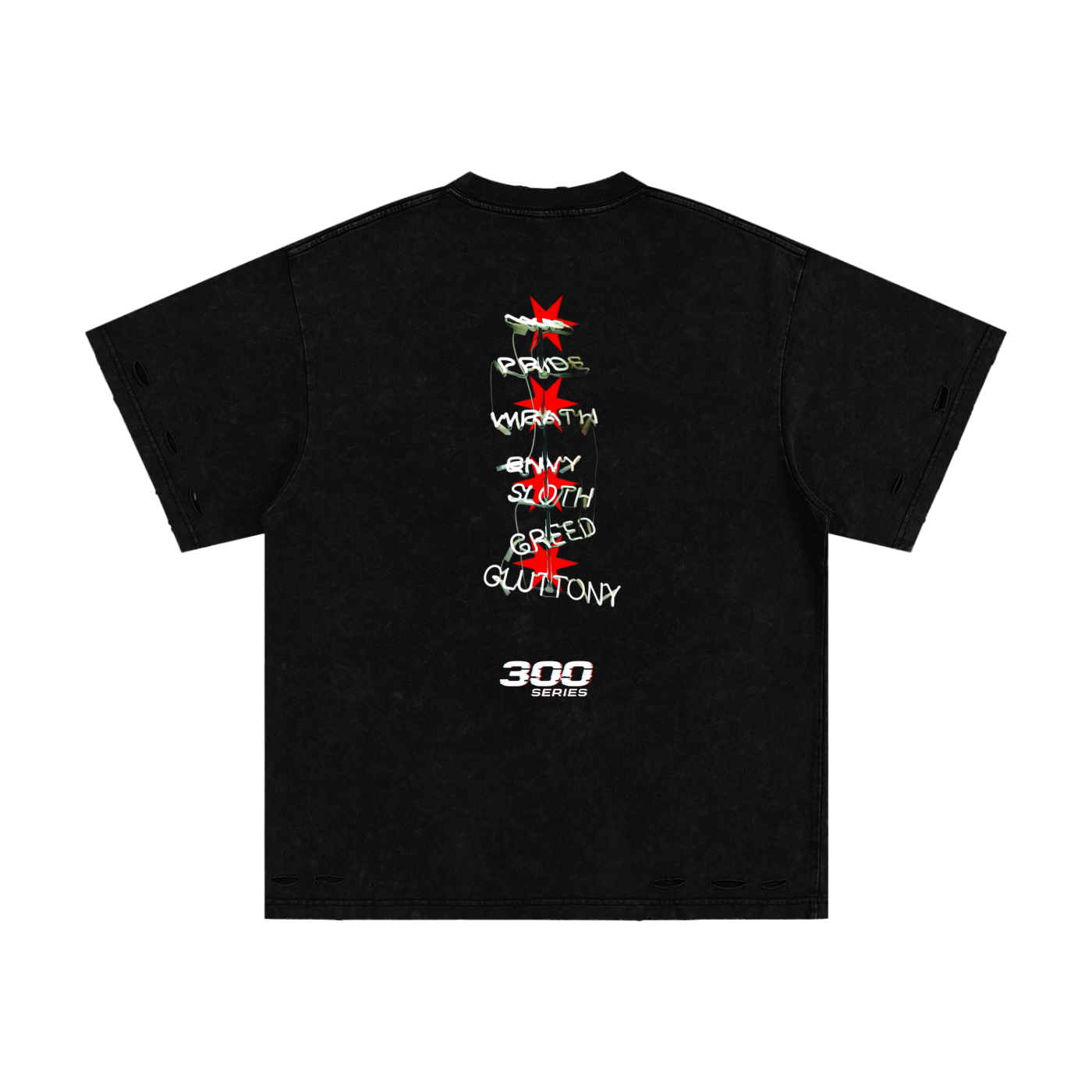 Wolvyn 7 Deadly Sins Heavyweight Cotton Washed Tee