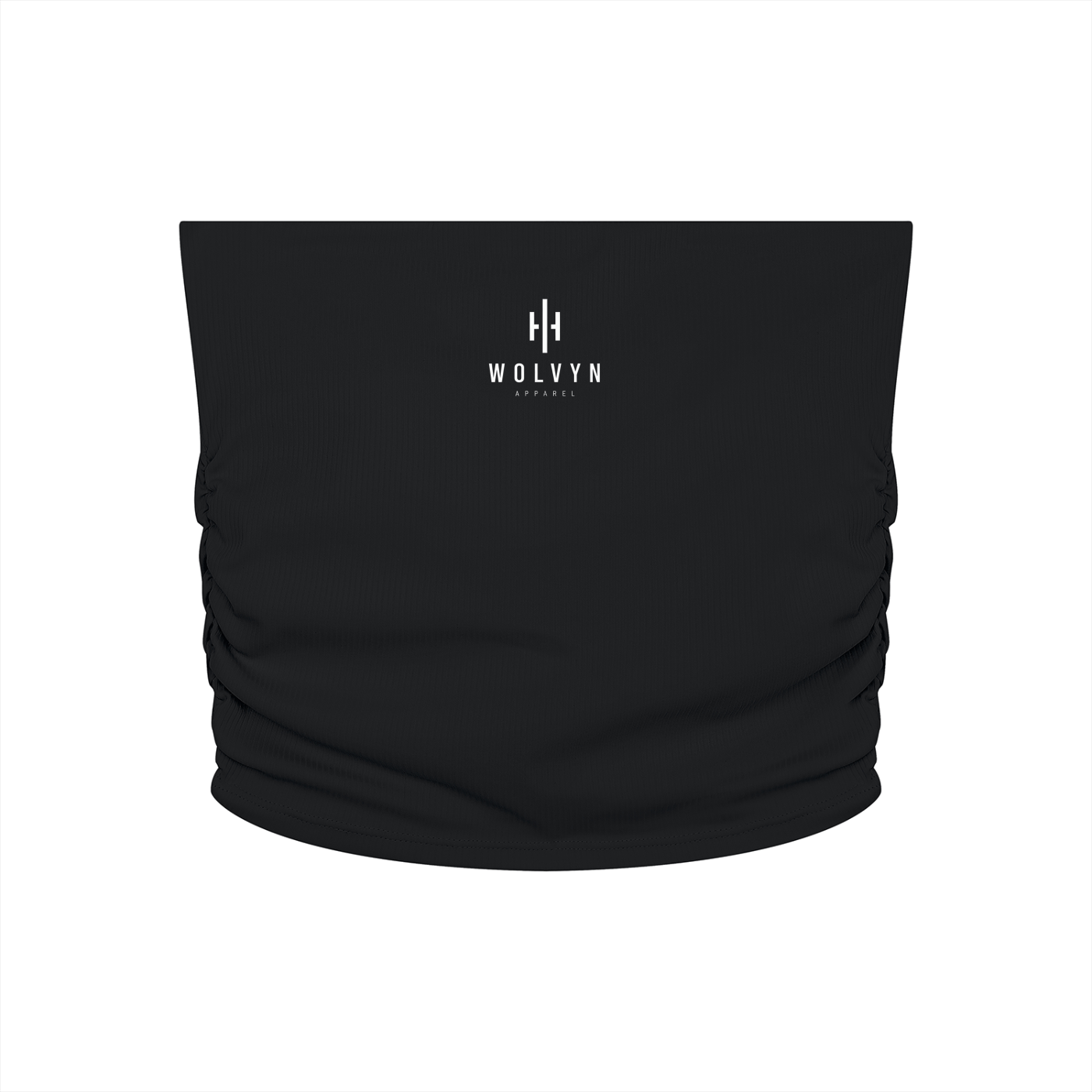 Wolvyn Apparel Women’s Ruched Cropped Yoga Tube Top