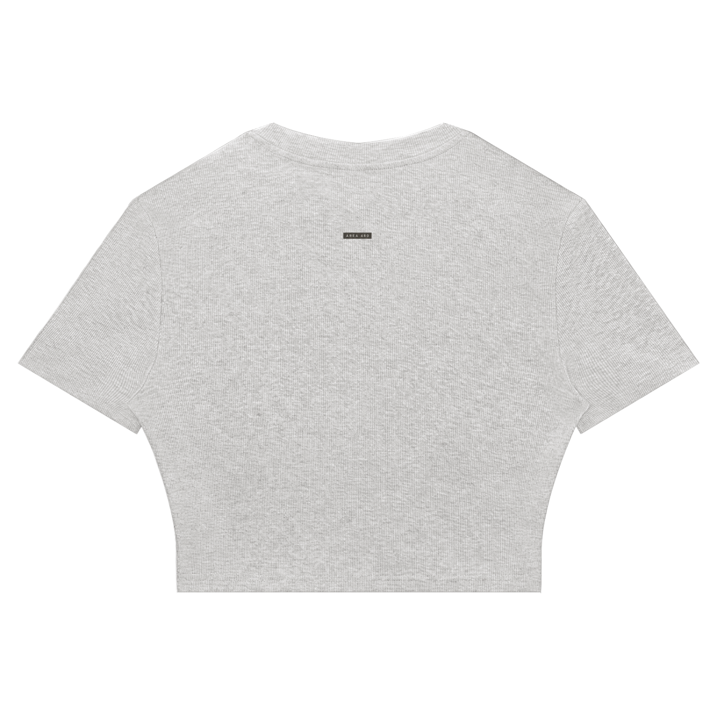Wolvyn Apparel Women's Slim Ribbed Crop T-Shirt