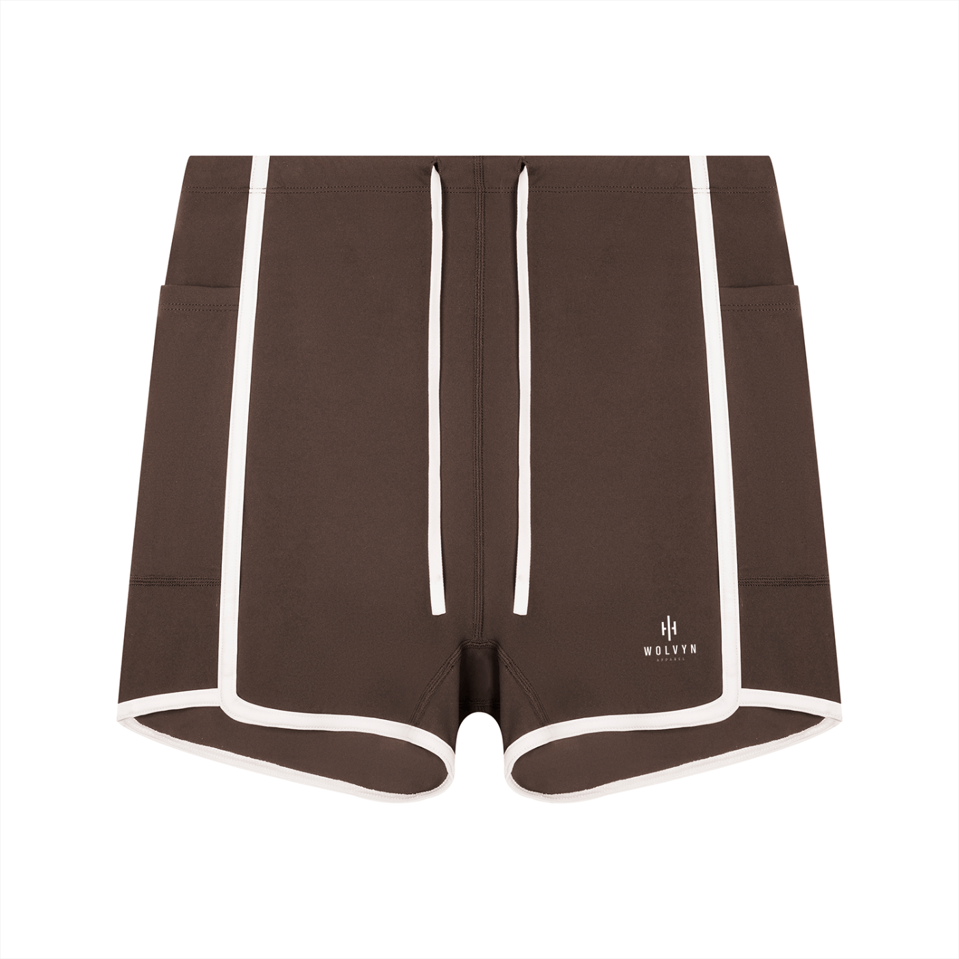 Wolvyn Apparel Women's High Rise Color Block Yoga Shorts