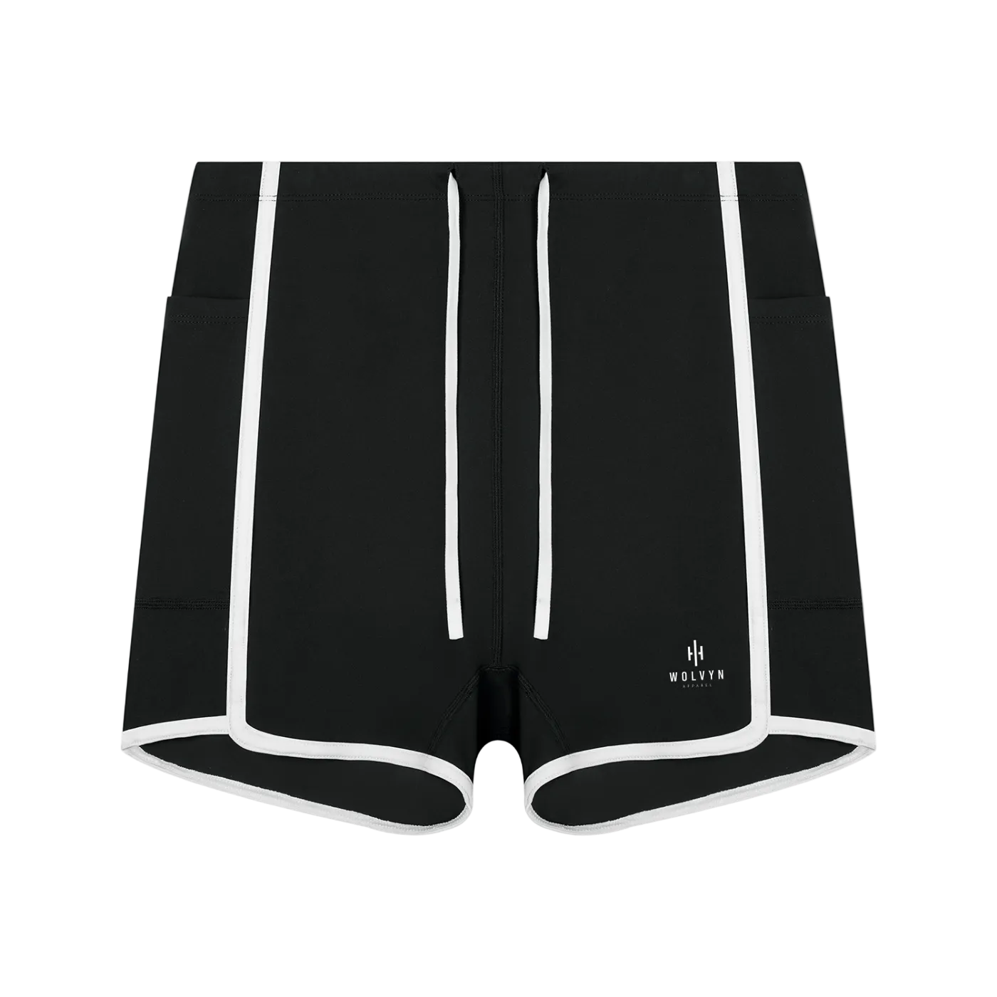 Wolvyn Apparel Women's High Rise Color Block Yoga Shorts