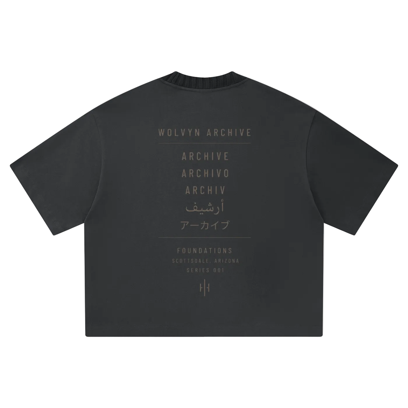 Wolvyn Apparel ‘World Translation’ Unisex Heavyweight Boxy T-Shirt