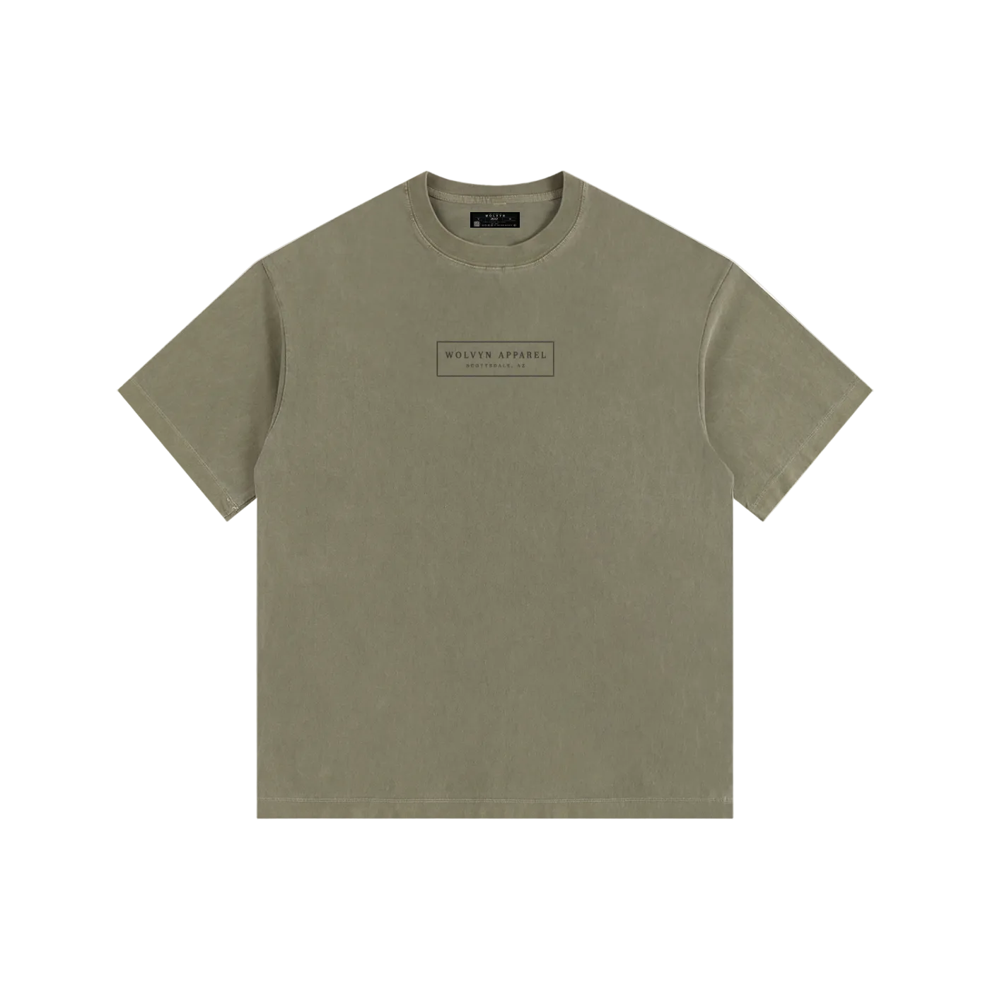 Built In The Desert by Wolvyn Apparel Vintage Washed Oversized Cotton T-Shirt