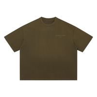 Wolvyn Apparel ‘Foundations 001’ Unisex Sun Fade Distressed Boxy T-Shirt