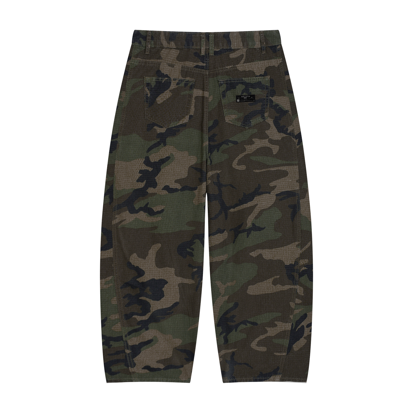 Wolvyn Apparel Men’s Camo Barrel Leg Cargo Pants