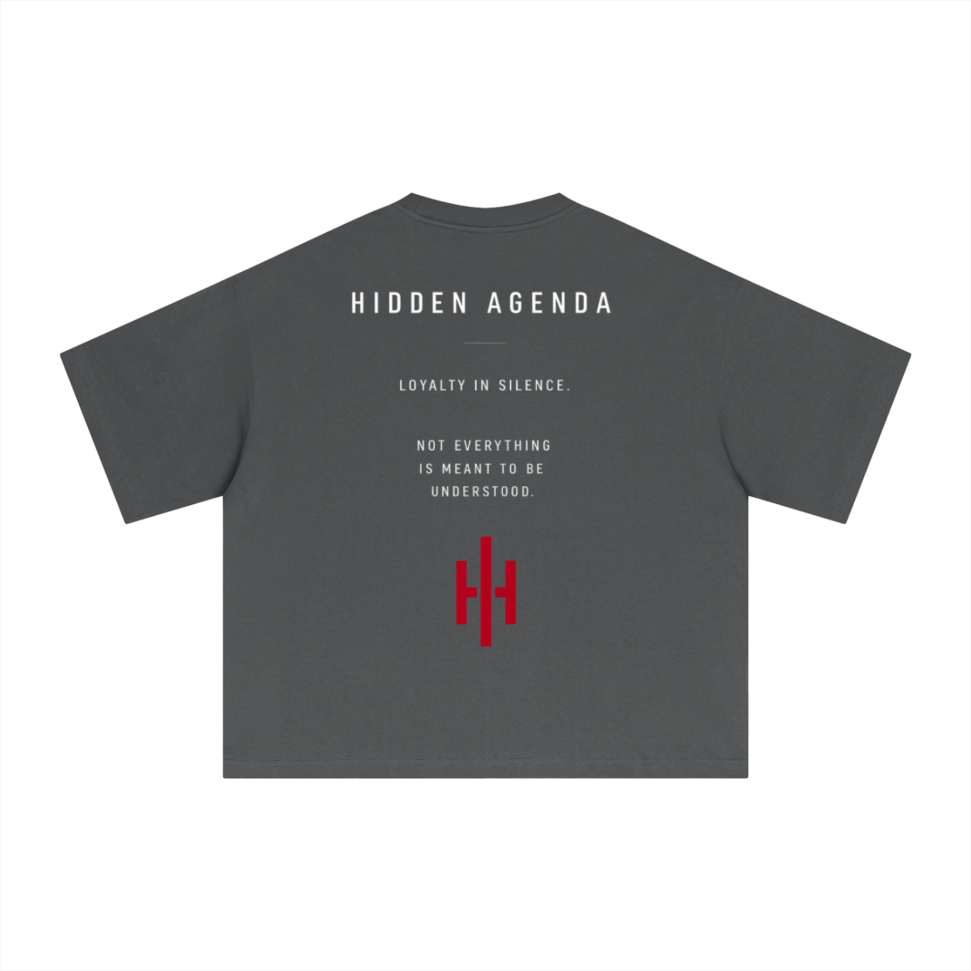 Hidden Agenda by Wolvyn Apparel Essential Sorona Boxy T-Shirt