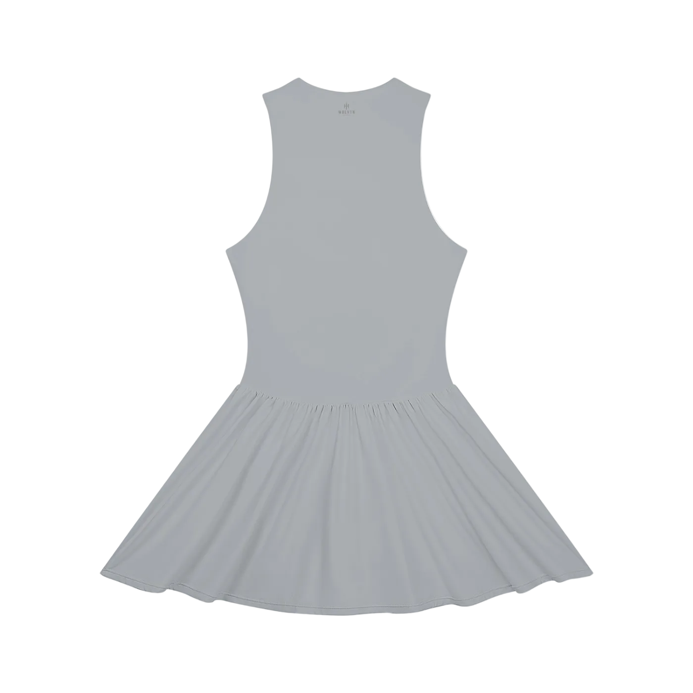 Wolvyn Apparel Women’s Ruched Sleeveless Full-Zip Dress
