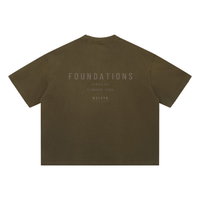 Wolvyn Apparel ‘Foundations 001’ Unisex Sun Fade Distressed Boxy T-Shirt