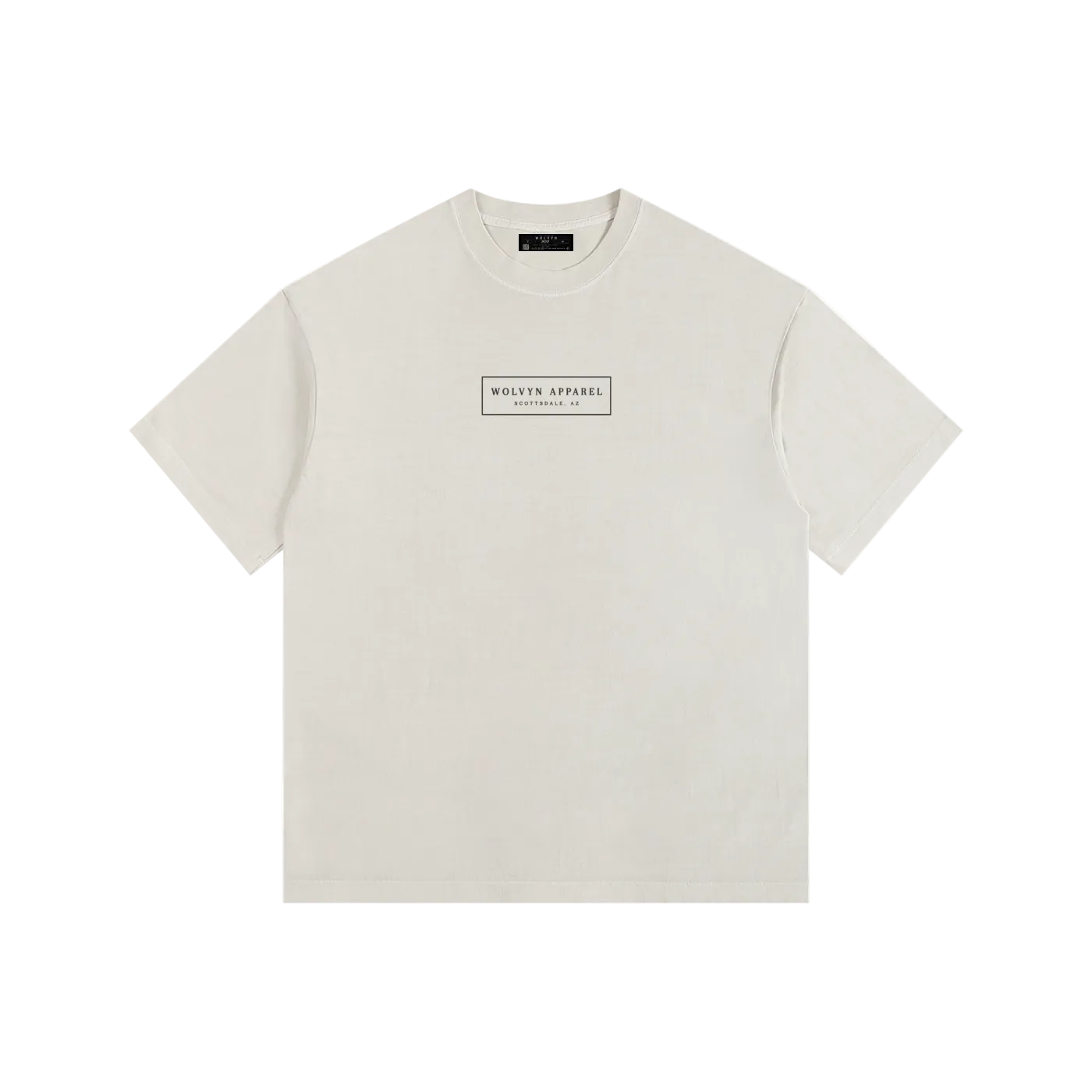 Built In The Desert by Wolvyn Apparel Vintage Washed Oversized Cotton T-Shirt