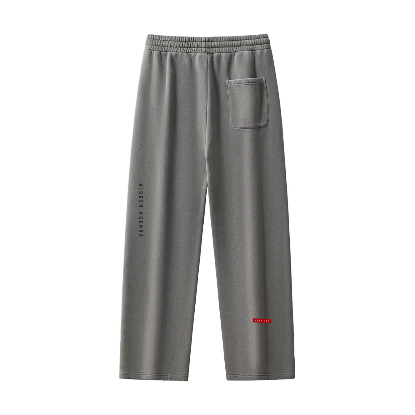Hidden Agenda Frayed Enzyme Washed Fleece Sweatpants