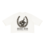 Wolvyn Apparel ‘Desert Born’ Unisex Mineral Wash Raw Hem Boxy T-Shirt