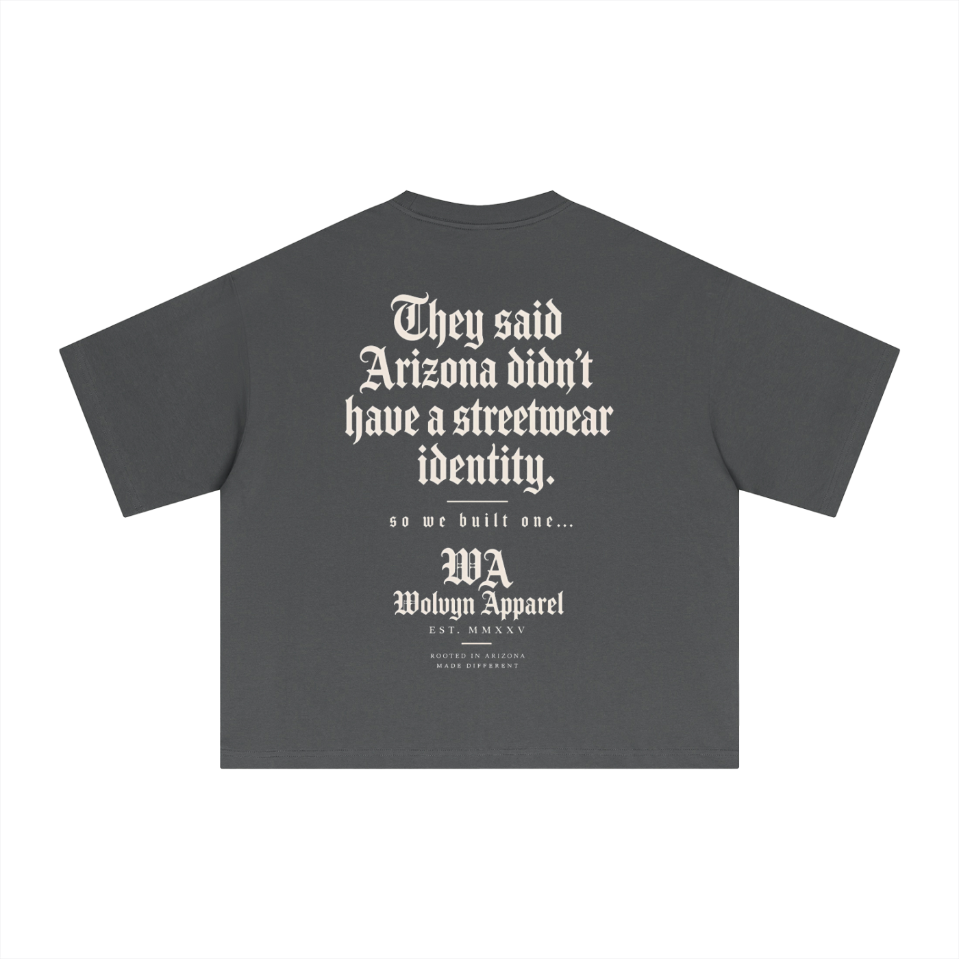 Wolvyn Apparel "Identity" Essential Sorona Boxy T-Shirt
