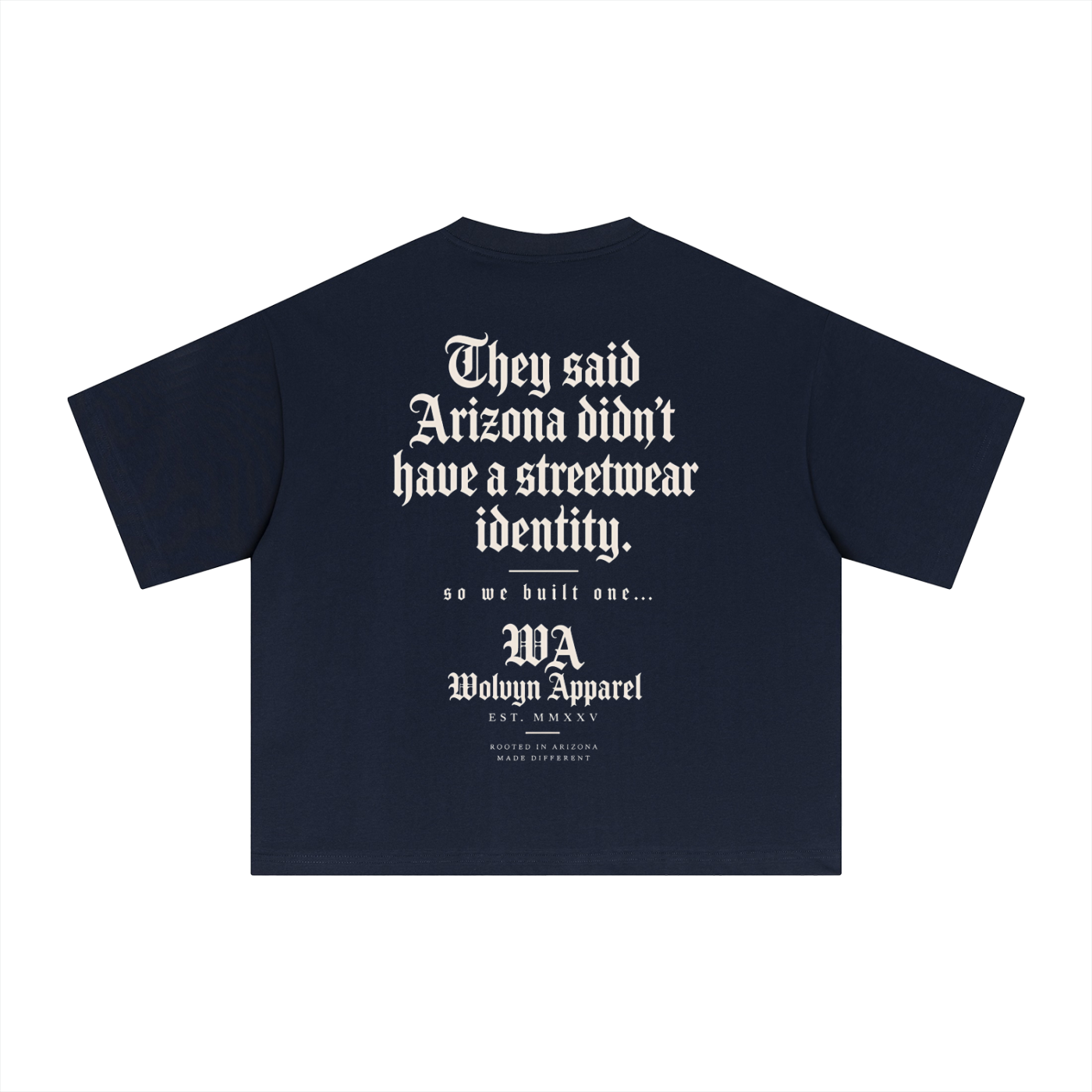 Wolvyn Apparel "Identity" Essential Sorona Boxy T-Shirt