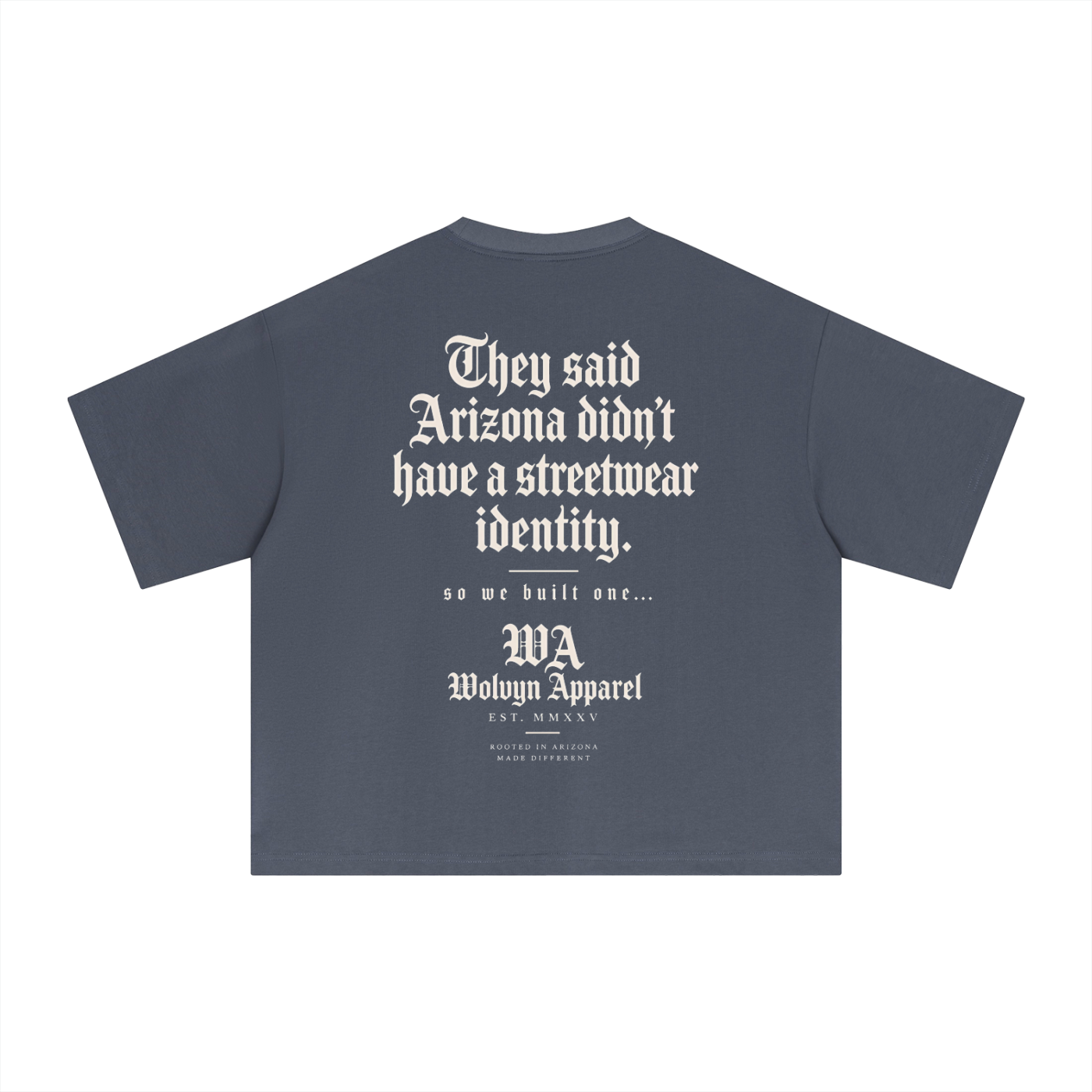 Wolvyn Apparel "Identity" Essential Sorona Boxy T-Shirt