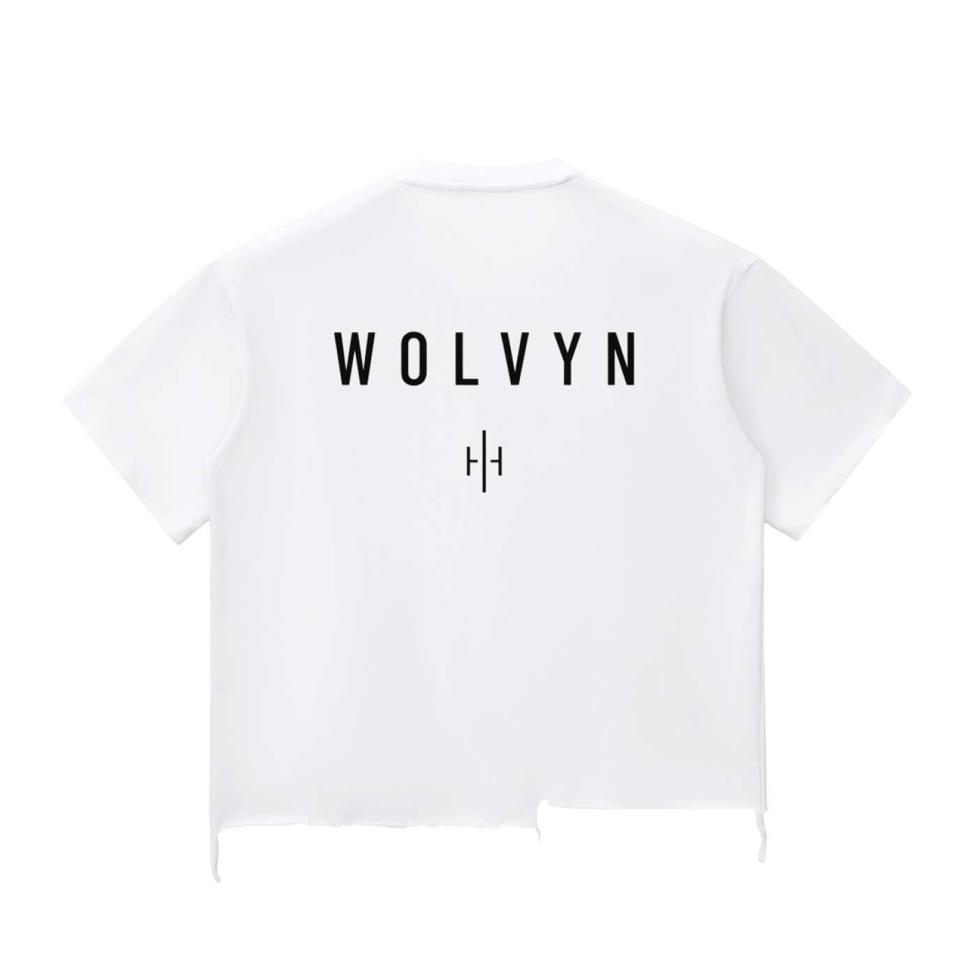 Wolvyn Apparel ‘Foundations 001’ Snow Wash Raw-Hem Boxy T-shirt