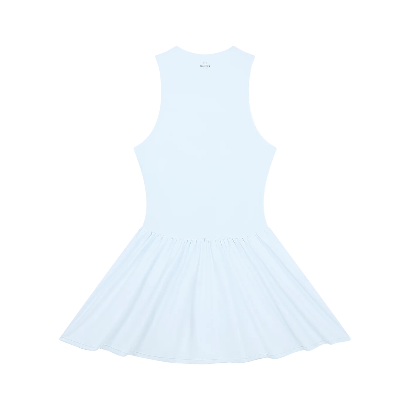Wolvyn Apparel Women’s Ruched Sleeveless Full-Zip Dress