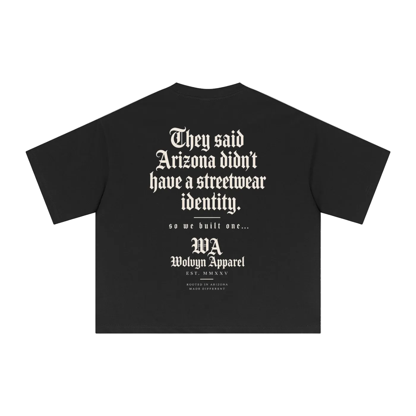 Wolvyn Apparel "Identity" Essential Sorona Boxy T-Shirt