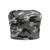 Wolvyn Apparel Women’s Camo Cropped Tube Top