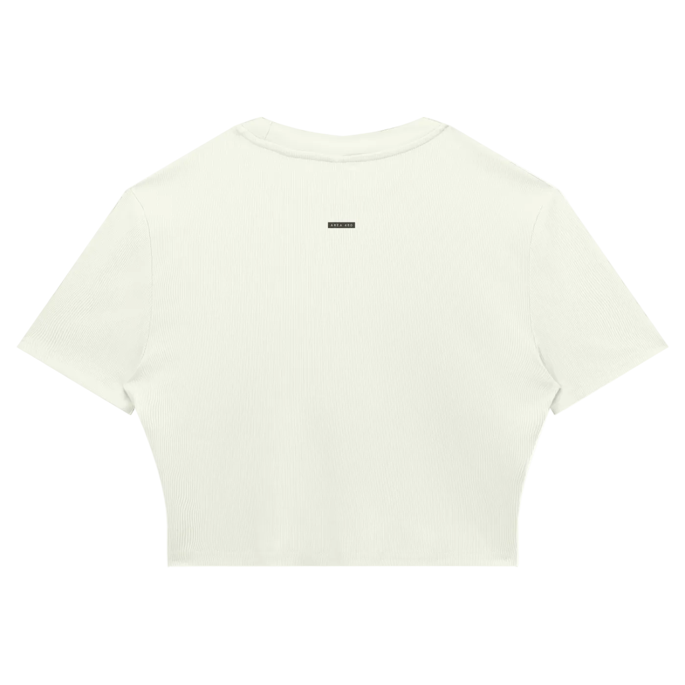 Wolvyn Apparel Women's Slim Ribbed Crop T-Shirt