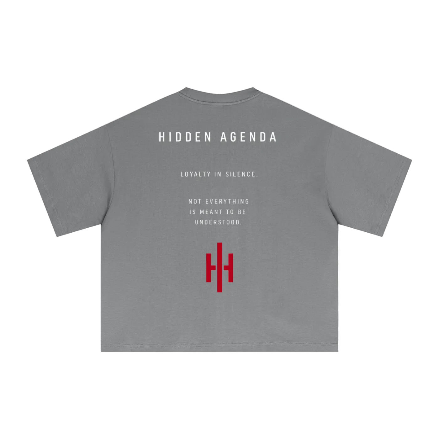 Hidden Agenda by Wolvyn Apparel Essential Sorona Boxy T-Shirt