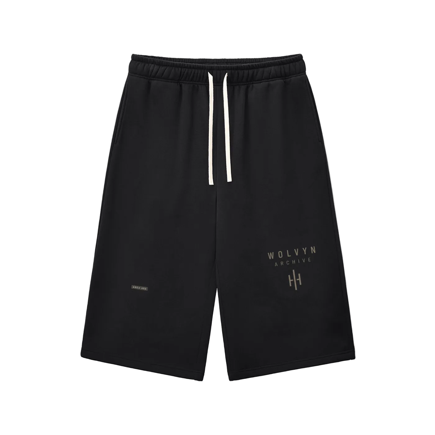 Wolvyn Apparel Relaxed Drawstring Three-quarter Sweatpants