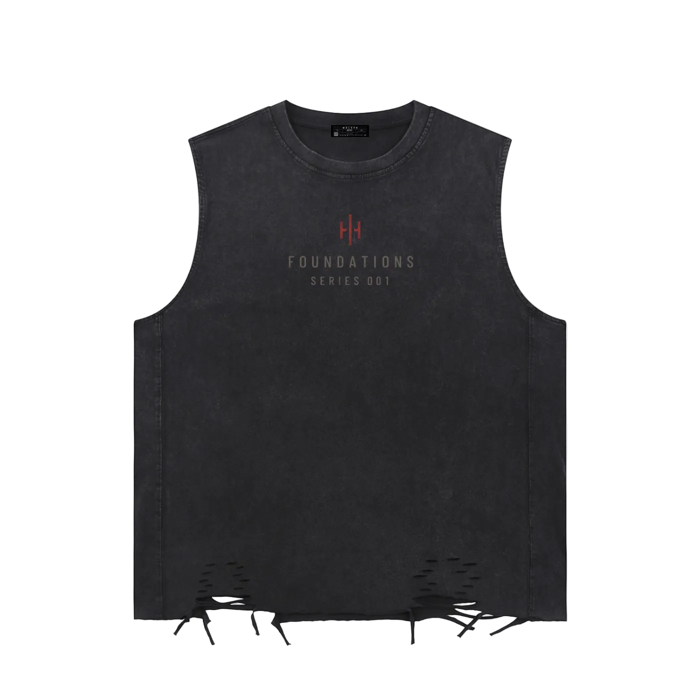 Wolvyn Apparel ‘Summer of Wolvyn’ Snow Washed Raw-Hem Tank Top
