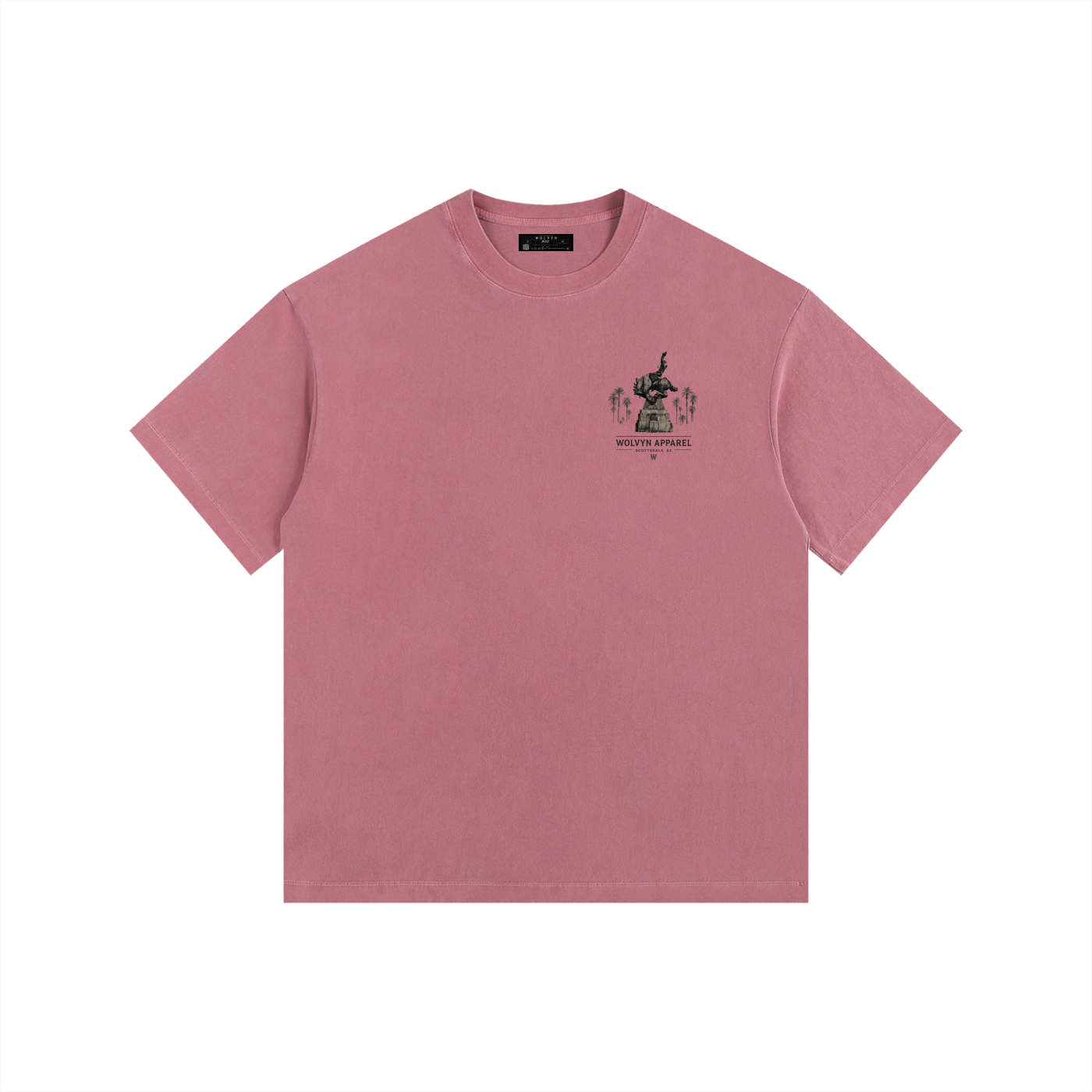 Wolvyn Apparel Vintage Washed Oversized Cotton T-Shirt