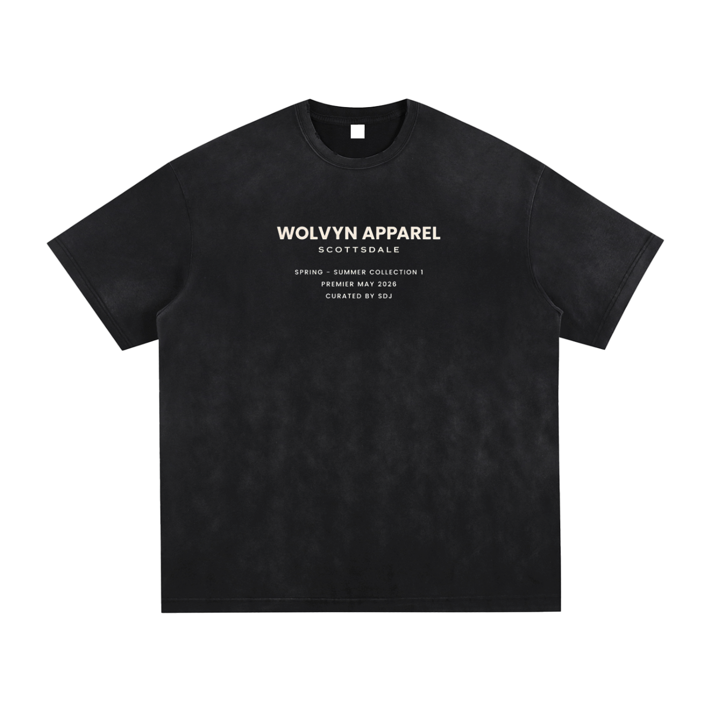 Wolvyn Apparel "Curated Collection" Vintage Washed Hand-Frayed T-Shirt