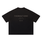 Wolvyn Apparel ‘Foundations 001’ Unisex Sun Fade Distressed Boxy T-Shirt