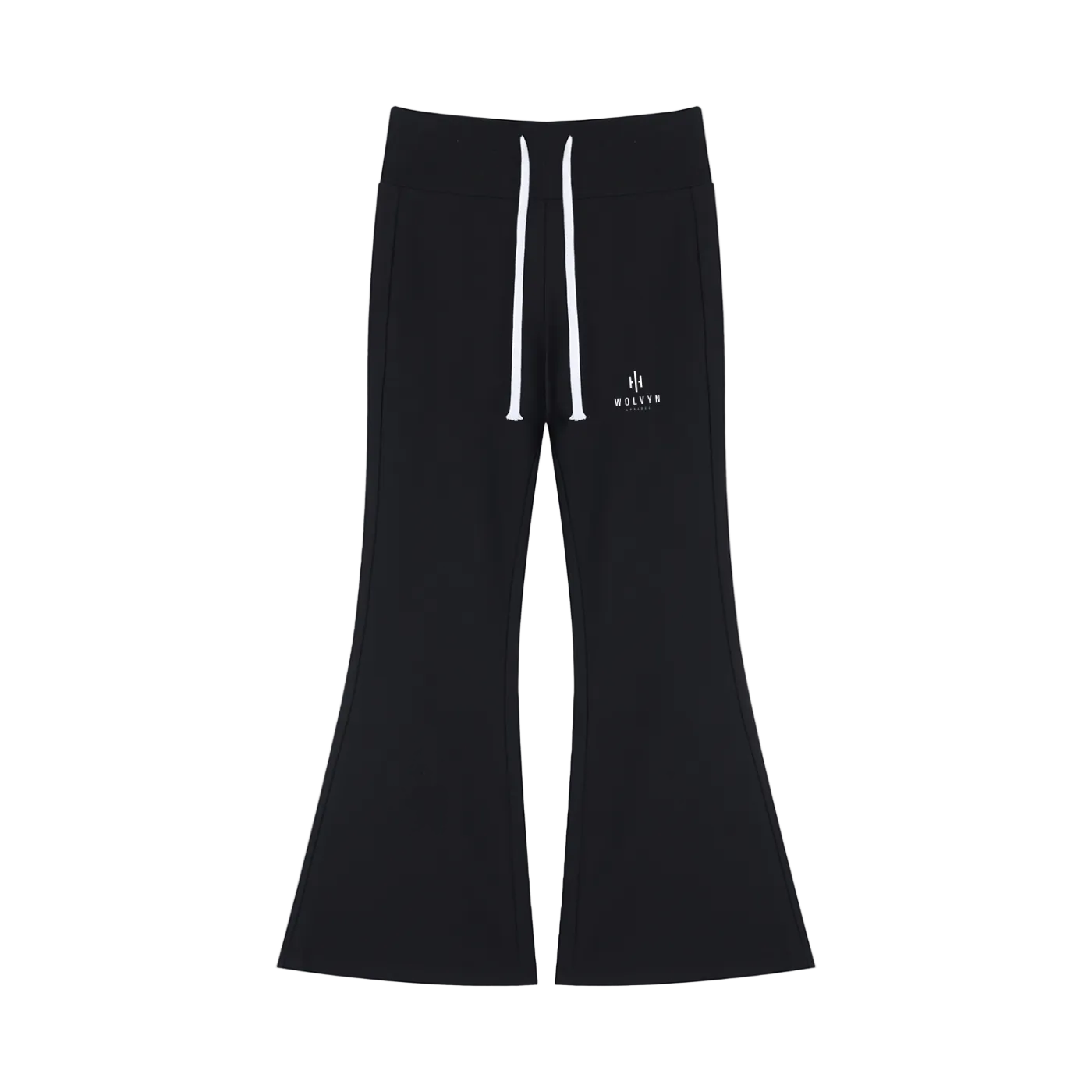 Wolvyn Apparel Women's Drawstring Flared Leg Pants
