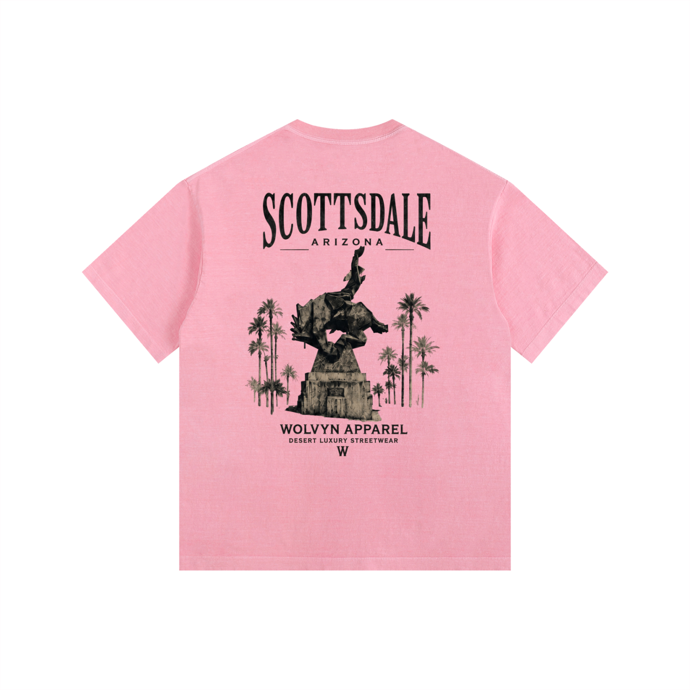 Wolvyn Apparel Vintage Washed Oversized Cotton T-Shirt