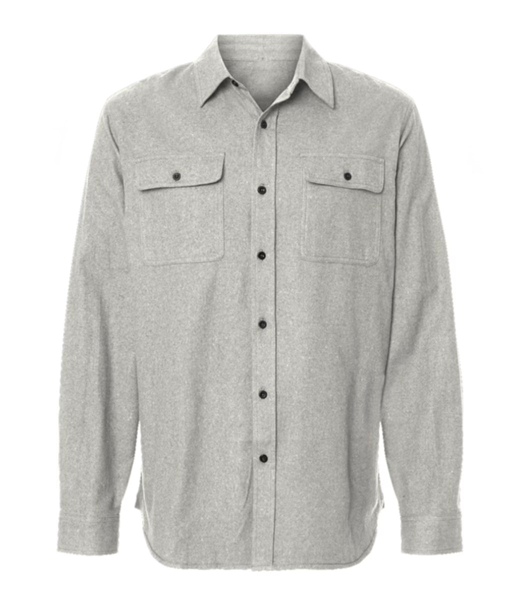 Wolvyn Mens Solid Flannel Shirt