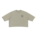 Wolvyn Apparel ‘Desert Born’ Unisex Mineral Wash Raw Hem Boxy T-Shirt